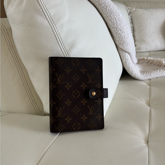 Louis Vuitton Dark Brown Monogram Notebook Cover - Picture 1 of 5